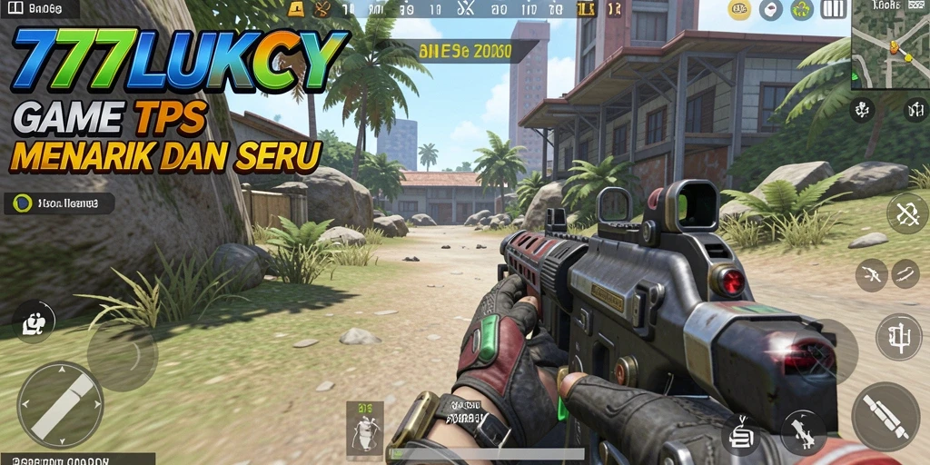 Tangkapan layar utama dari gameplay TPS 777LUKCY yang mendebarkan.