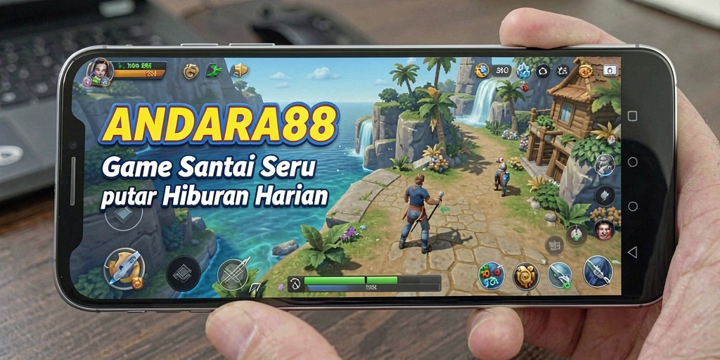 Screenshot gameplay ANDARA88 menunjukkan keseruan permainan santai.
