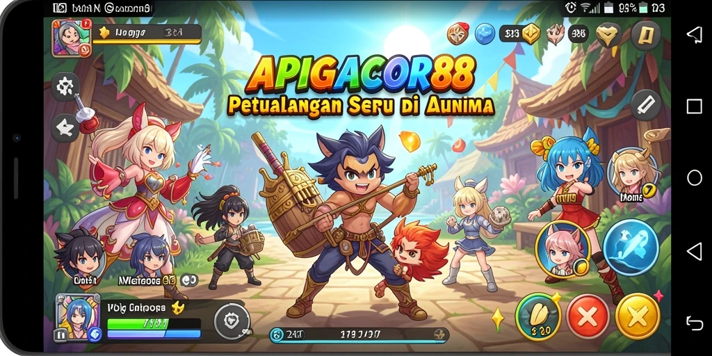 Tampilan menarik dari gameplay APIGACOR88 yang penuh aksi.