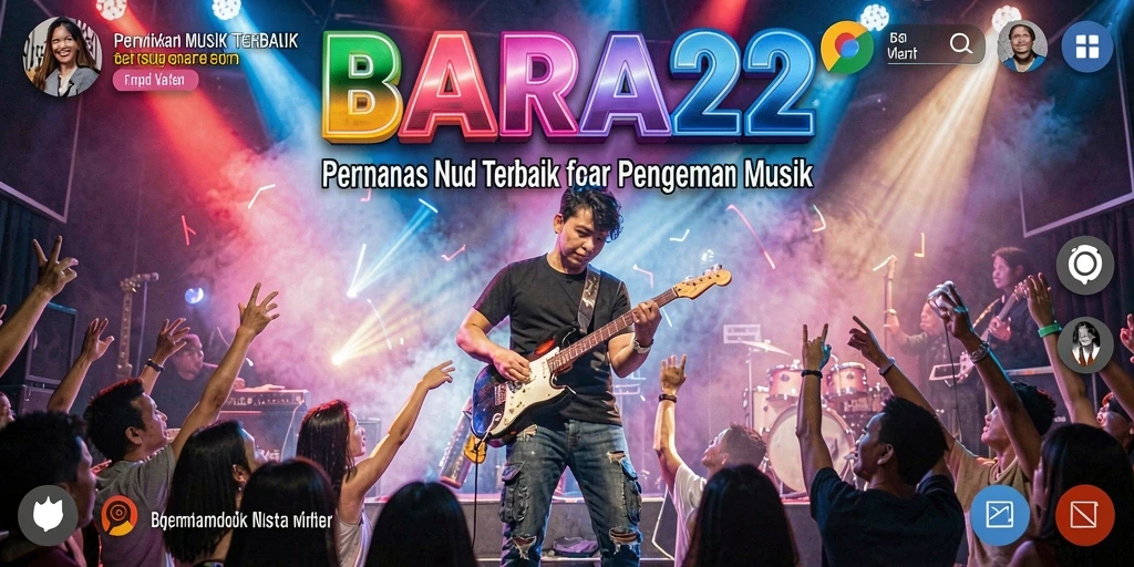 Tampilan gameplay menarik dari BARA22 saat memainkan lagu favorit.