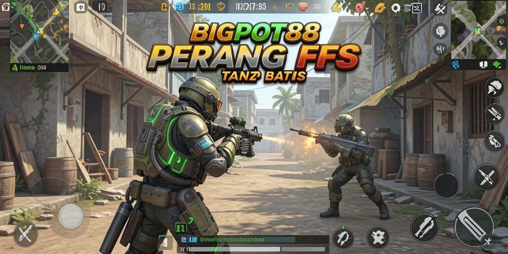 Tampilan gameplay FPS BIGPOT88 yang mendebarkan.