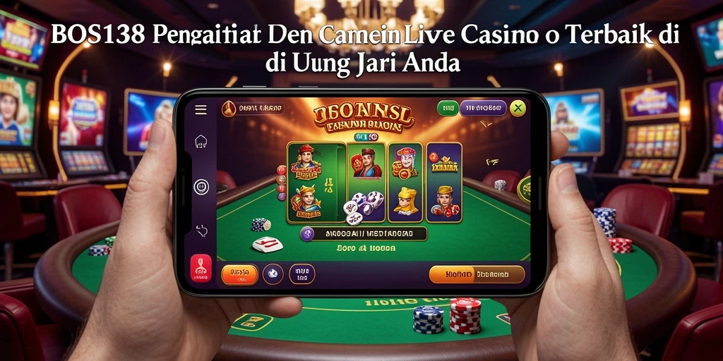 Screenshot gameplay Live Casino yang mendebarkan di BOS138.