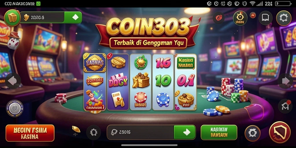Gameplay seru dan menegangkan di COIN303.