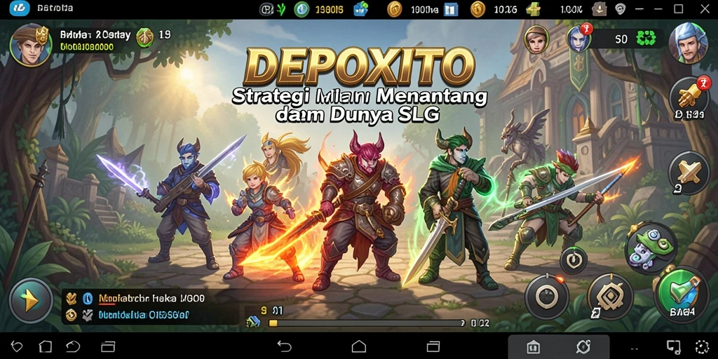 Tampilan gameplay DEPOXITO yang menarik dan penuh strategi.