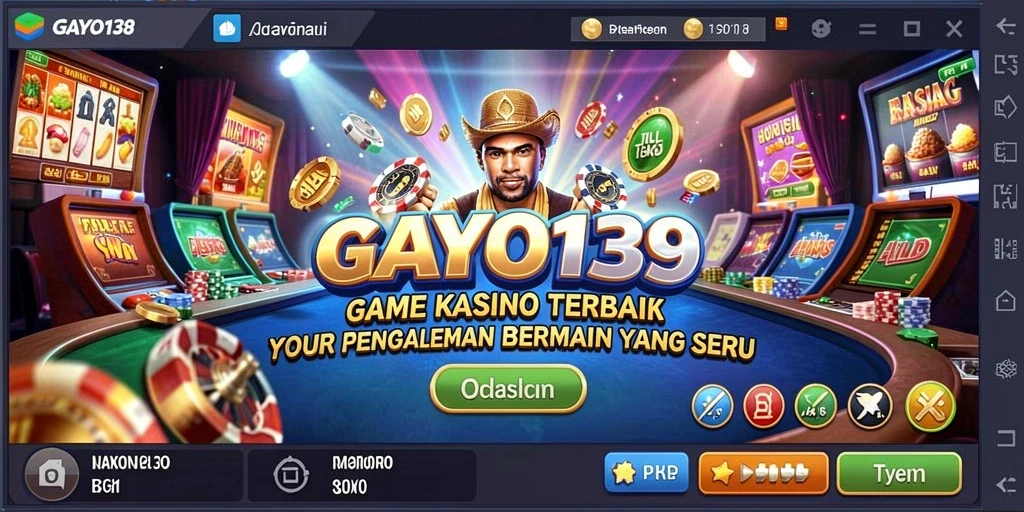 Tampilan menawan dari gameplay kasino GAYO138.