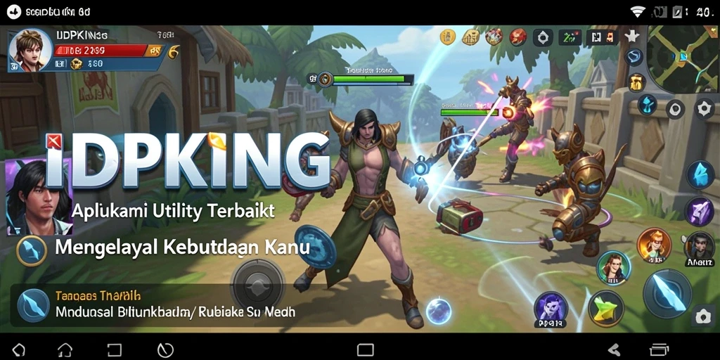 Tampilan antarmuka IDPKING yang bersih dan fungsional.