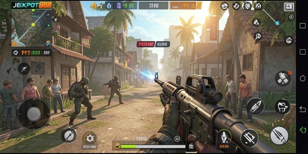 Tampilan gameplay JEKPOT88 yang seru dan mendebarkan.