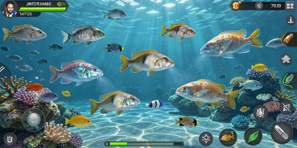Tampilan menarik dari gameplay Tembak Ikan di JMTOTO.
