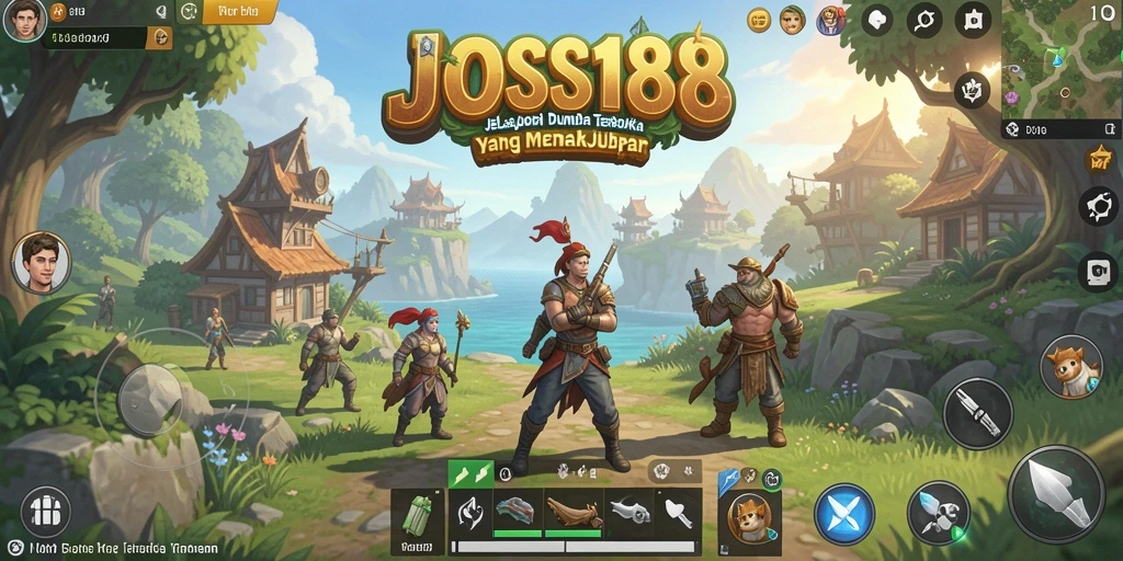 Tampilan gameplay menakjubkan dari dunia terbuka JOSS188.