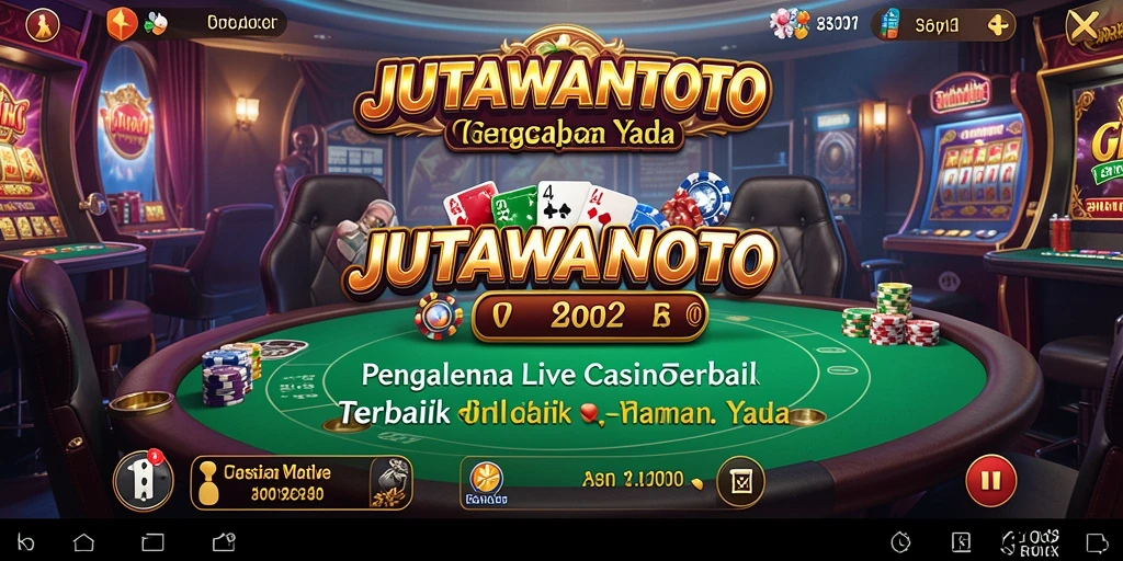 Tampilan gameplay seru dan interaktif di JUTAWANTOTO Live Casino.
