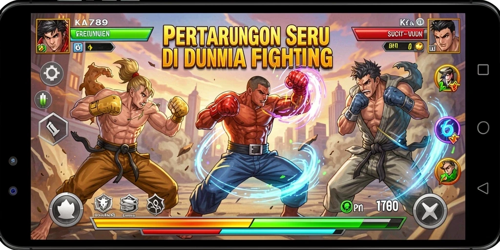 Tangkapan layar permainan KA789 menunjukkan aksi pertarungan yang mendebarkan.