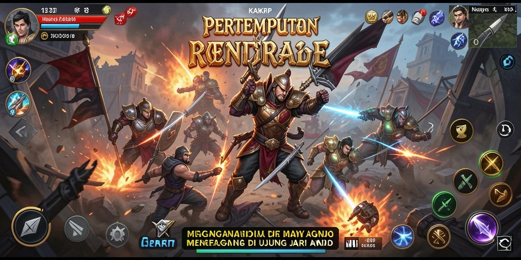 Tangkapan layar KAKRP menunjukkan aksi pertempuran yang mendebarkan di arena Battle Royale.
