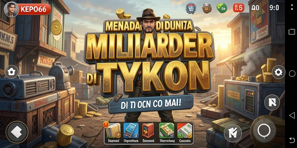 Tampilan gameplay KEPO66 yang menarik dan penuh strategi Tycoon.