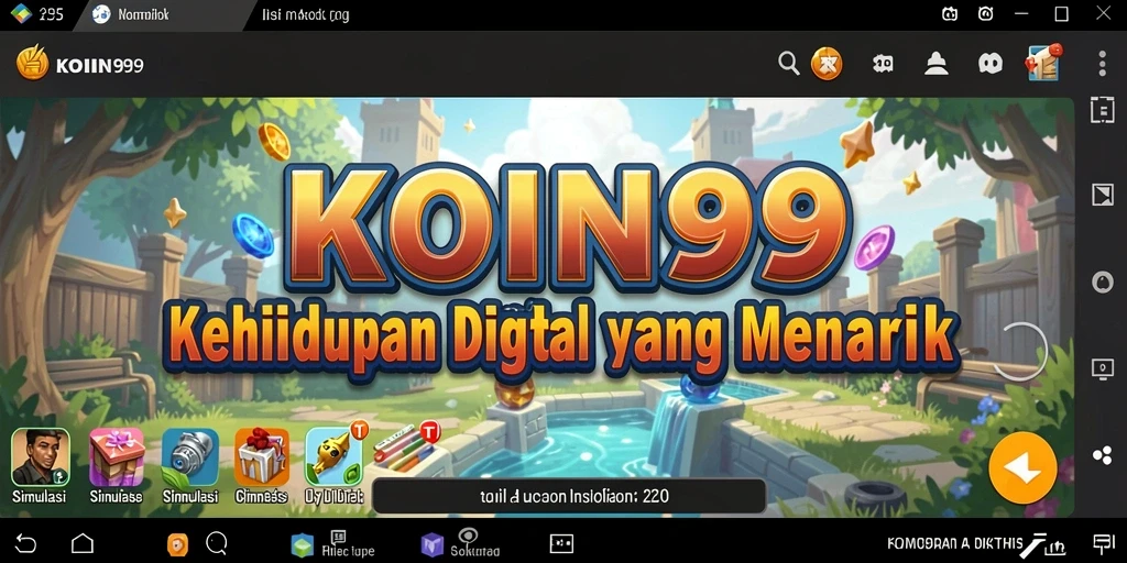 Gameplay KOIN99 yang memikat di dunia simulasi.