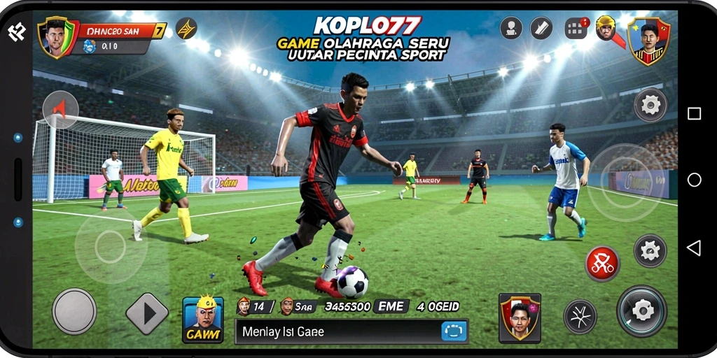 Tampilan gameplay seru KOPLO77 dalam aksi olahraga nyata.