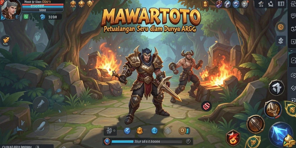 Screenshot gameplay MAWARTOTO menampilkan aksi pertarungan ARPG yang mendebarkan.