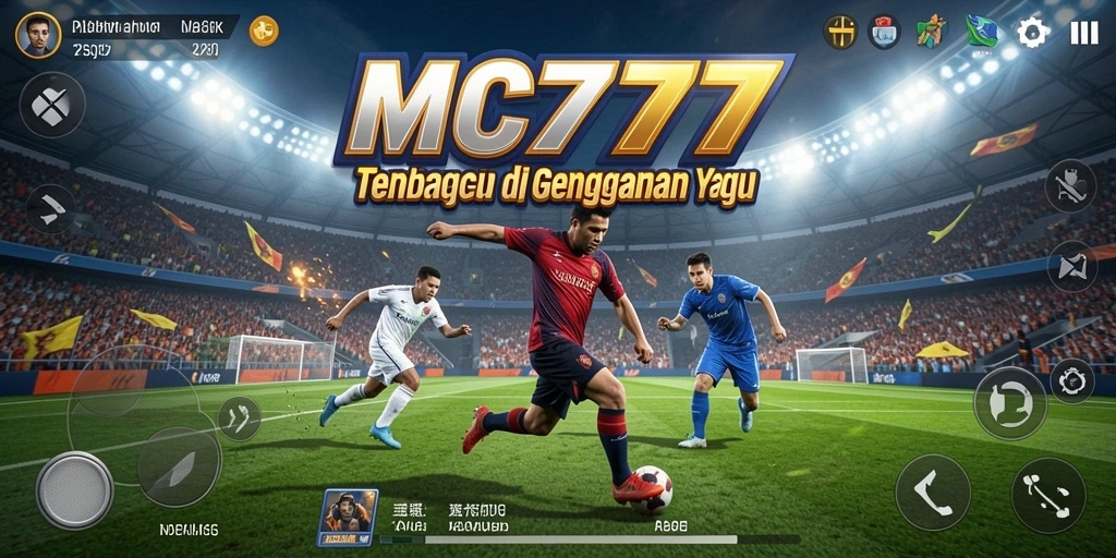 Tampilan gameplay seru di MC777 dengan aksi olahraga mendebarkan.