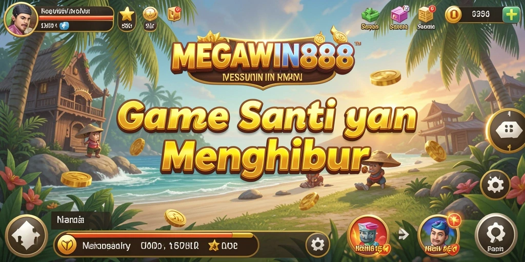 Tampilan gameplay MEGAWIN888 yang seru dan menarik.
