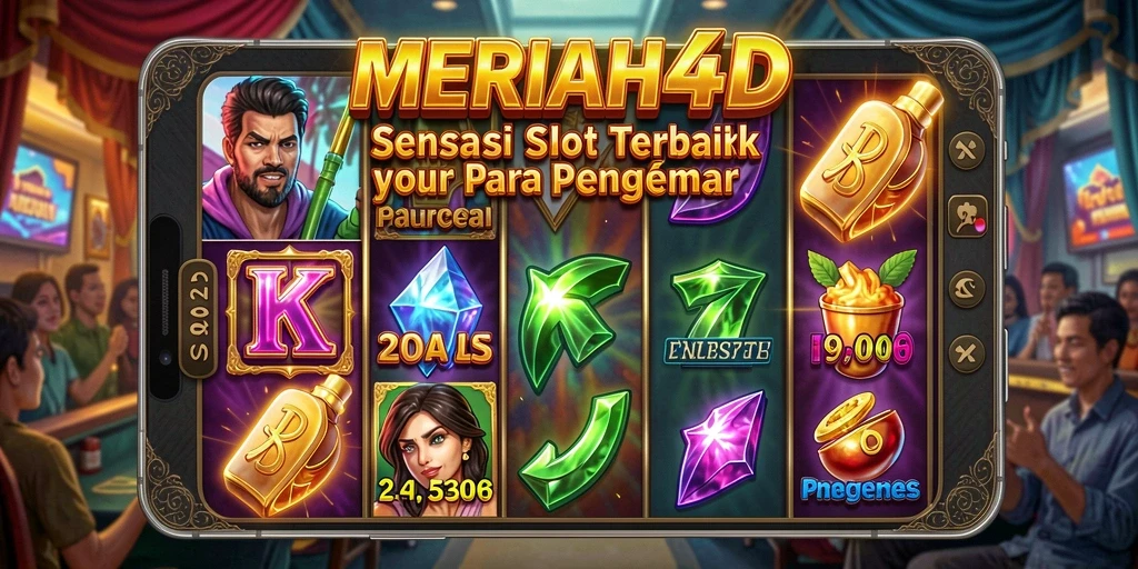 Tampilan gameplay seru dari MERIAH4D yang menampilkan slot dan animasi menarik.