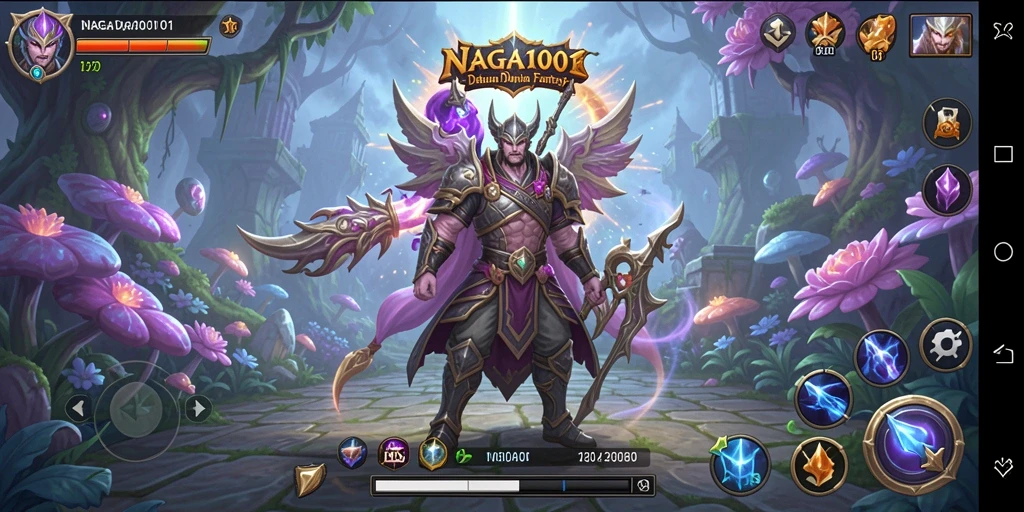 Gameplay NAGA1001 menampilkan pertarungan seru dan strategi RPG.