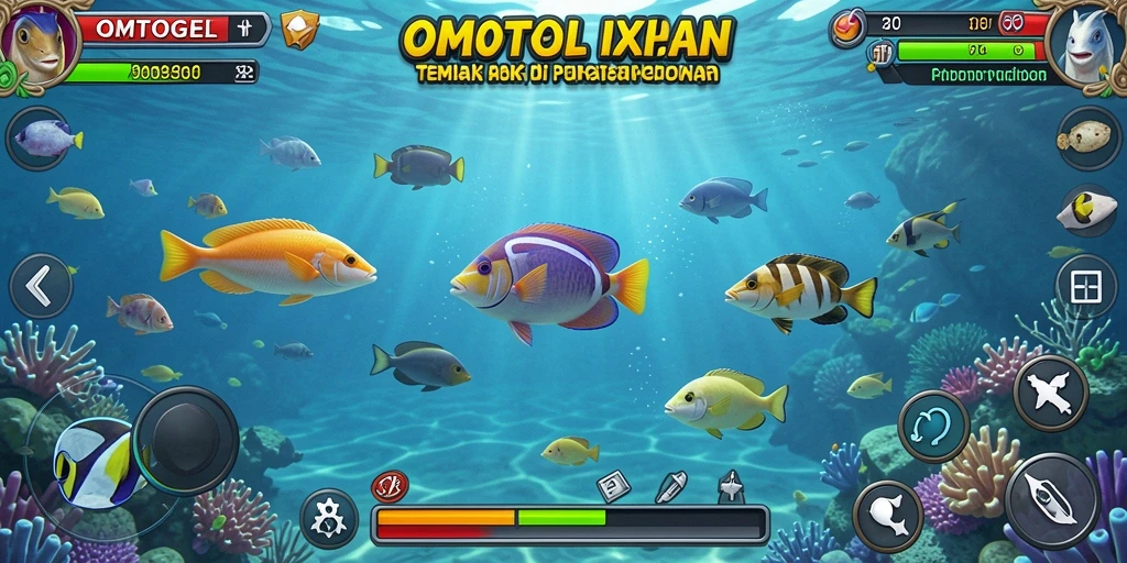 Tangkapan layar menampilkan aksi seru tembak ikan di OMTOGEL.