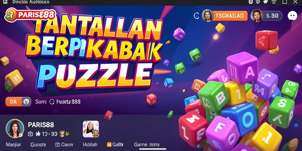 Tangkapan layar menampilkan gameplay seru dalam PARIS88, tantangan Puzzle yang mengasyikan.