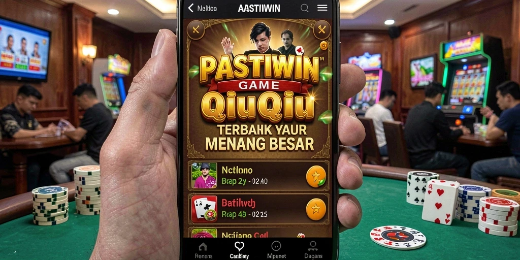 Tampilan menarik dari permainan QiuQiu di PASTIWIN.