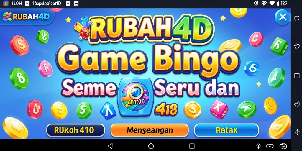 Tampilan menarik dari gameplay Bingo di RUBAH4D.