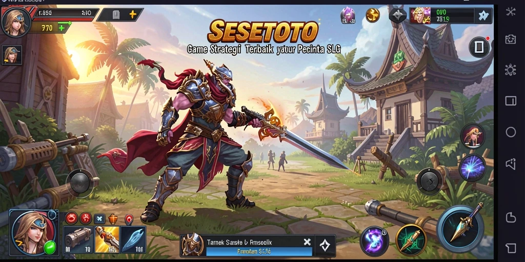 Tangkapan layar dari gameplay menarik SESETOTO.