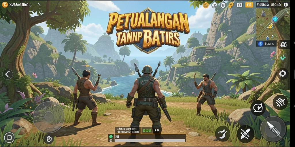 Tampilan gameplay SVIP3 yang memukau dalam dunia terbuka.
