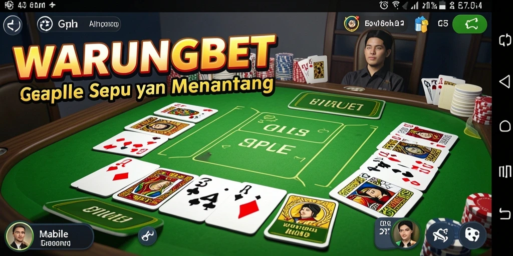 Screenshot gameplay Gaple yang menarik dan interaktif.