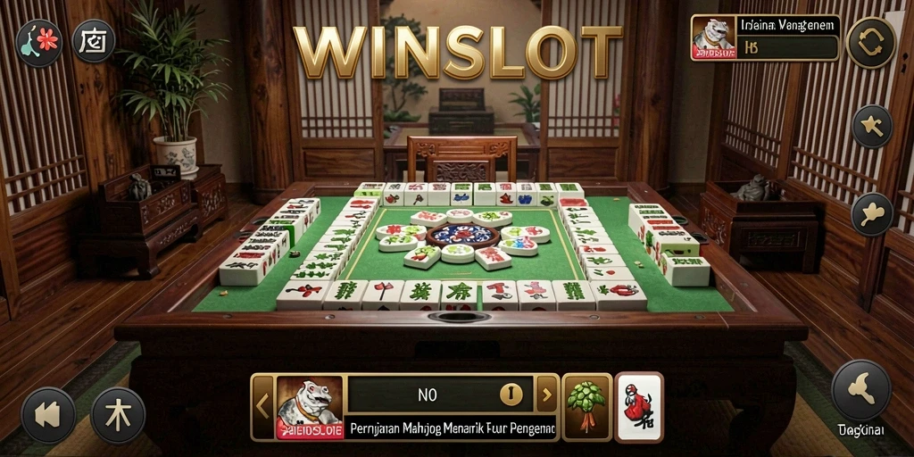 Screenshot WINSLOT menampilkan gameplay Mahjong yang seru dan menantang.