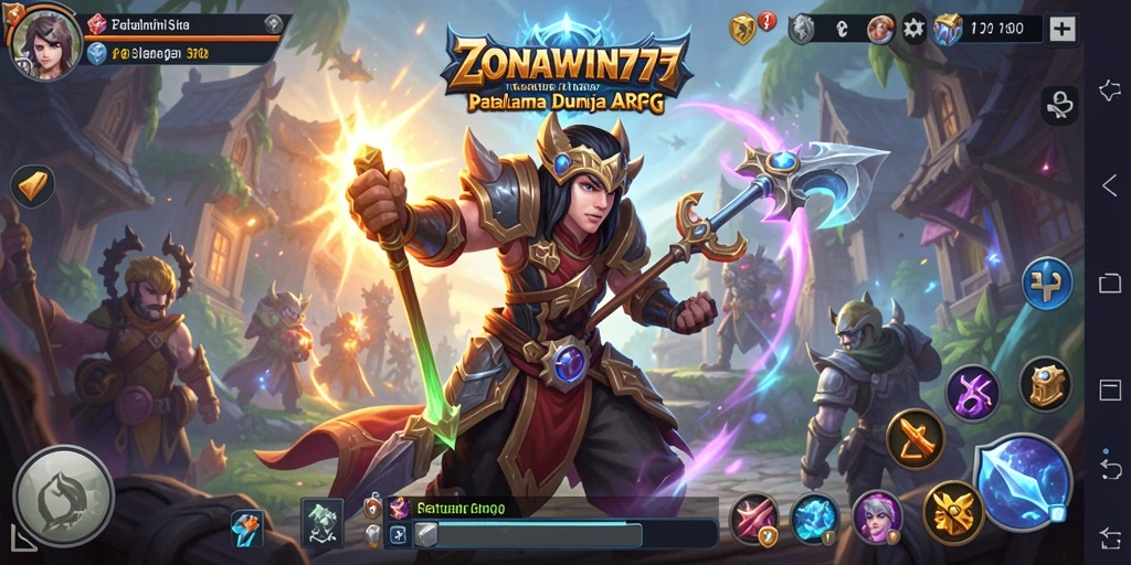 Gameplay seru dalam ZONAWIN777 yang menampilkan pertarungan yang mendebarkan.